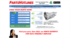 Desktop Screenshot of partshotlines.com